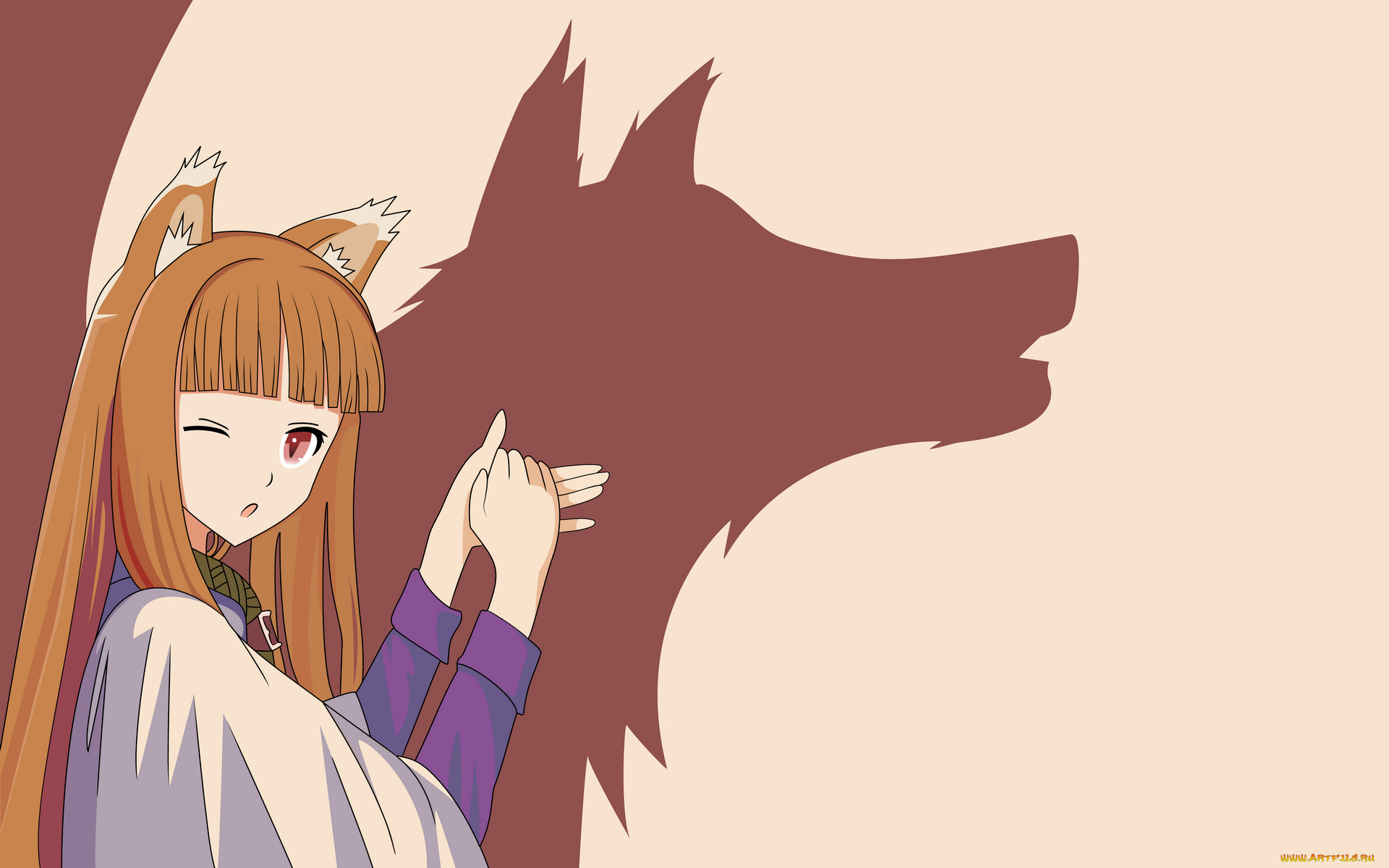 Обои Аниме Spice and Wolf, обои для рабочего стола, фотографии аниме, spice  and wolf, арт, тень, волк, девушка, horo, spice, and, wolf Обои для  рабочего стола, скачать обои картинки заставки на рабочий